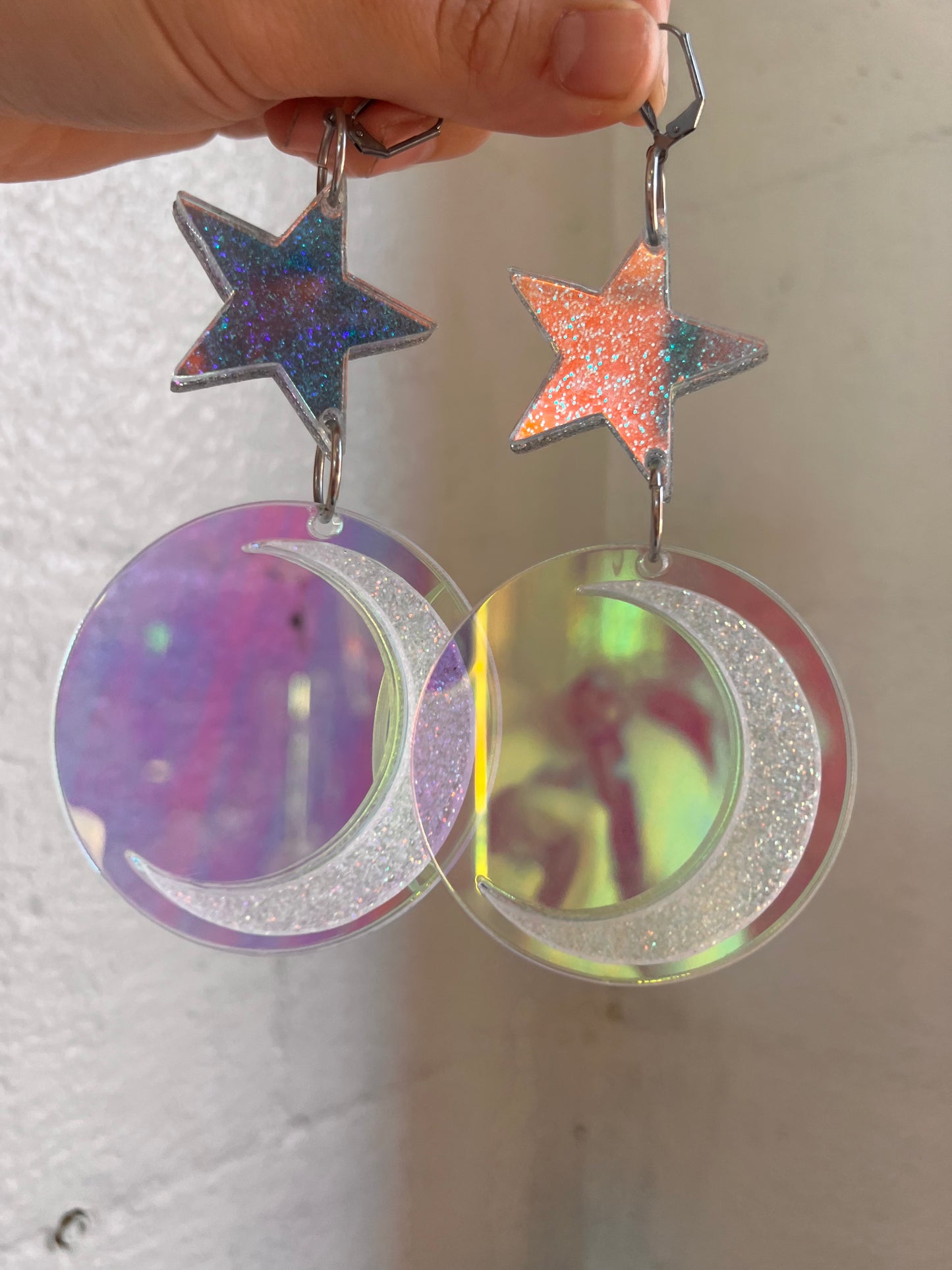 Star drip Luna Earrings