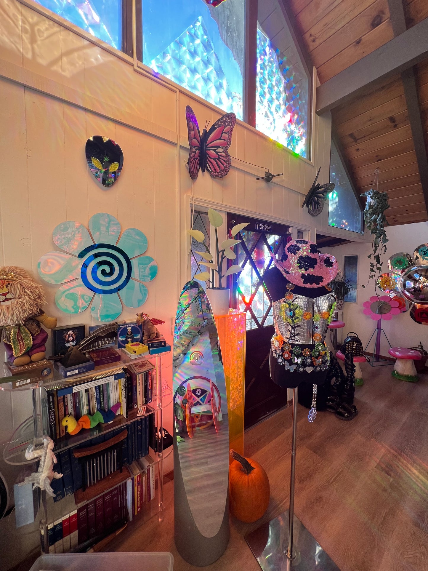 Vortex Flower mirror (ready to ship) 🌀🌸