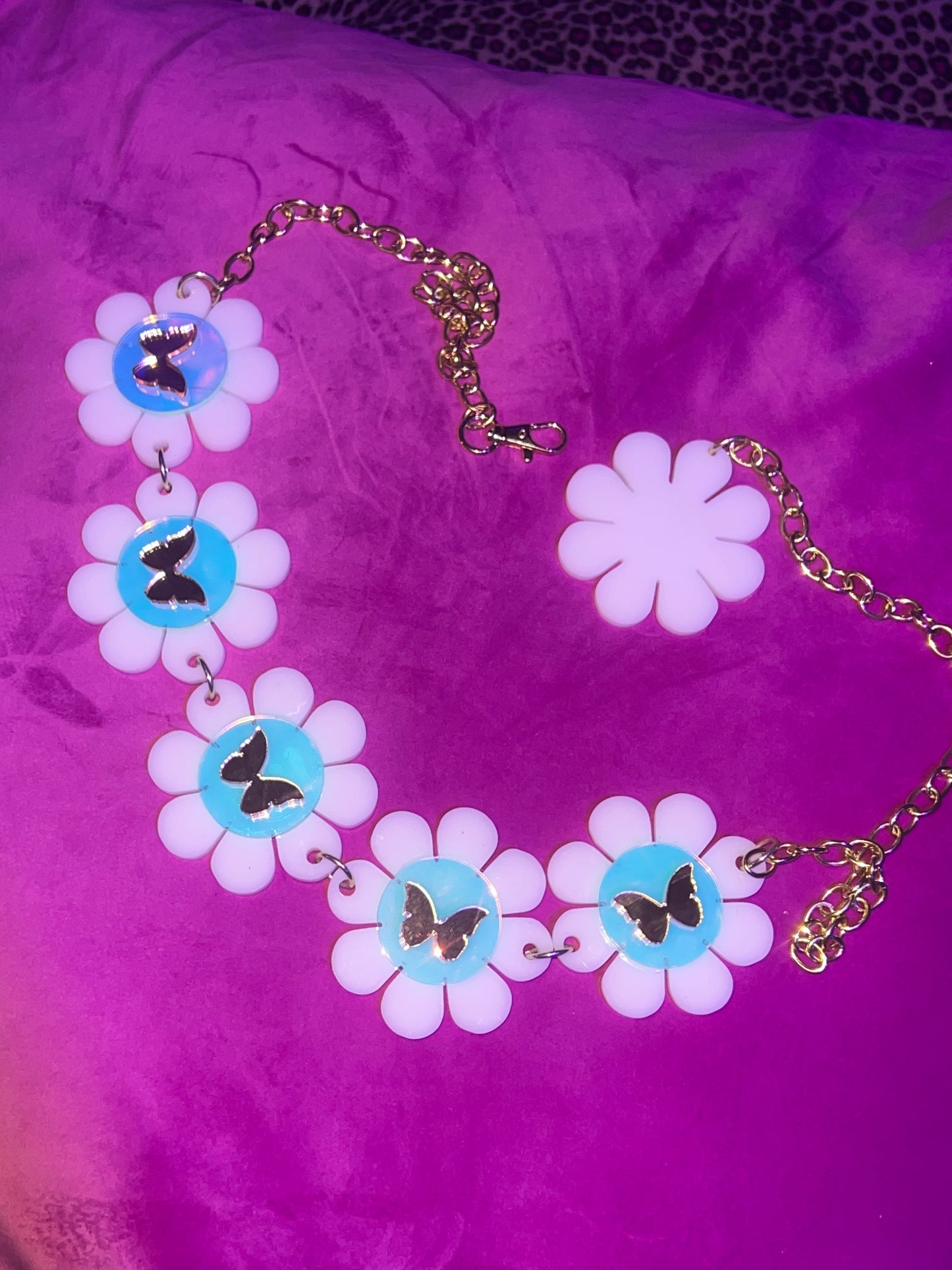 Golden Butterfly Flower Power Belt