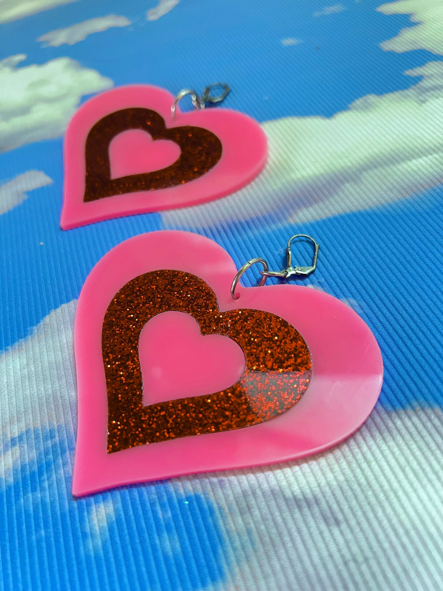 Valentine Heart Love Earrings