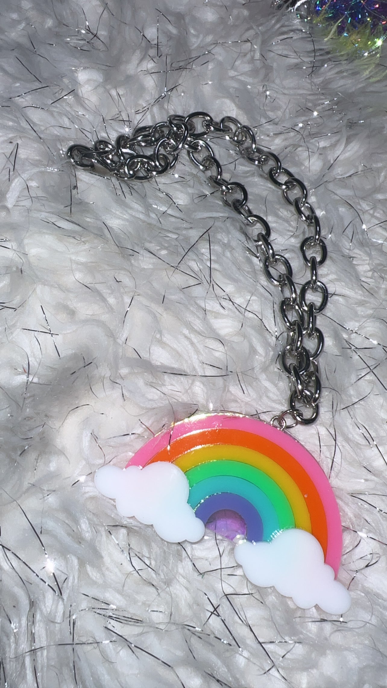 Rainbow Drip Choker
