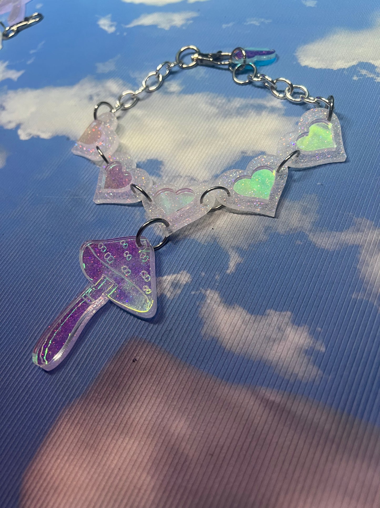 Galactic Mushroom Drip choker