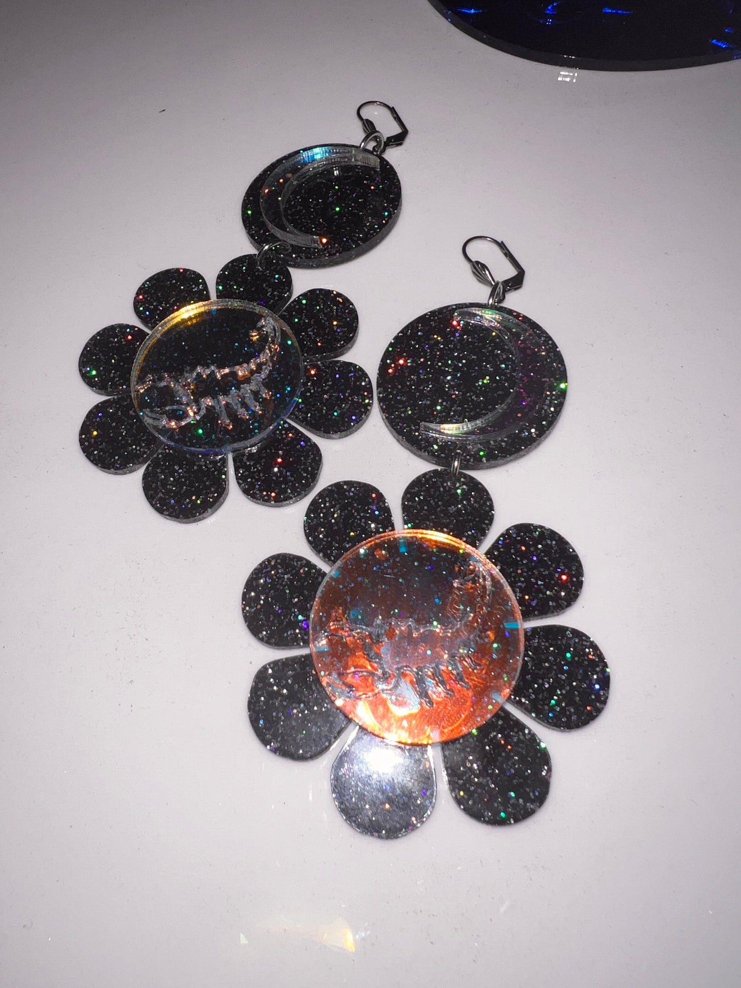 Blooming in Scorpio moon Earrings