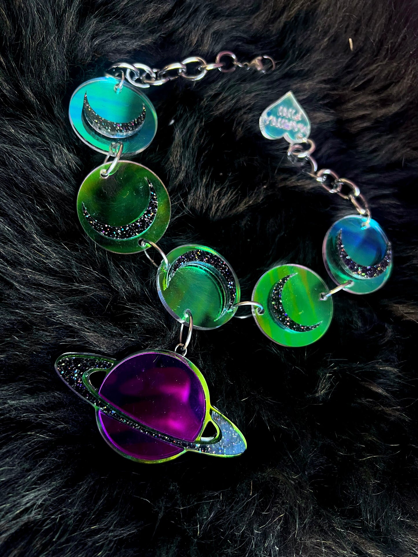 Space goth Saturn 🪐 Choker