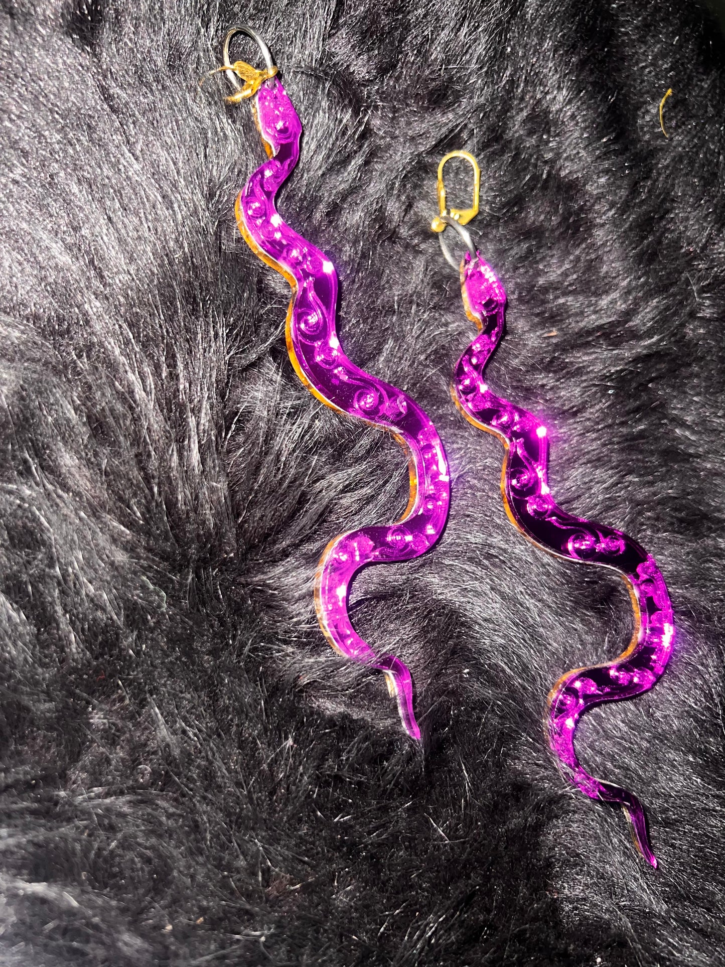 Medusa Snake Earrings