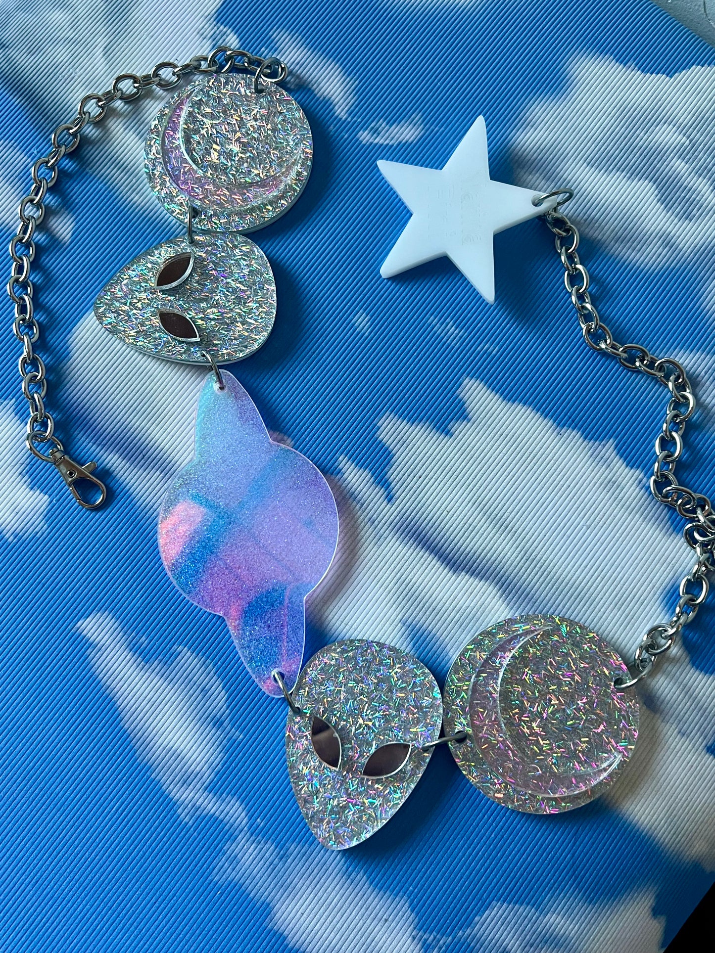 Alienatrix Galaxy Warrior Saturn Luna Belt 👽🪐 (double sided)