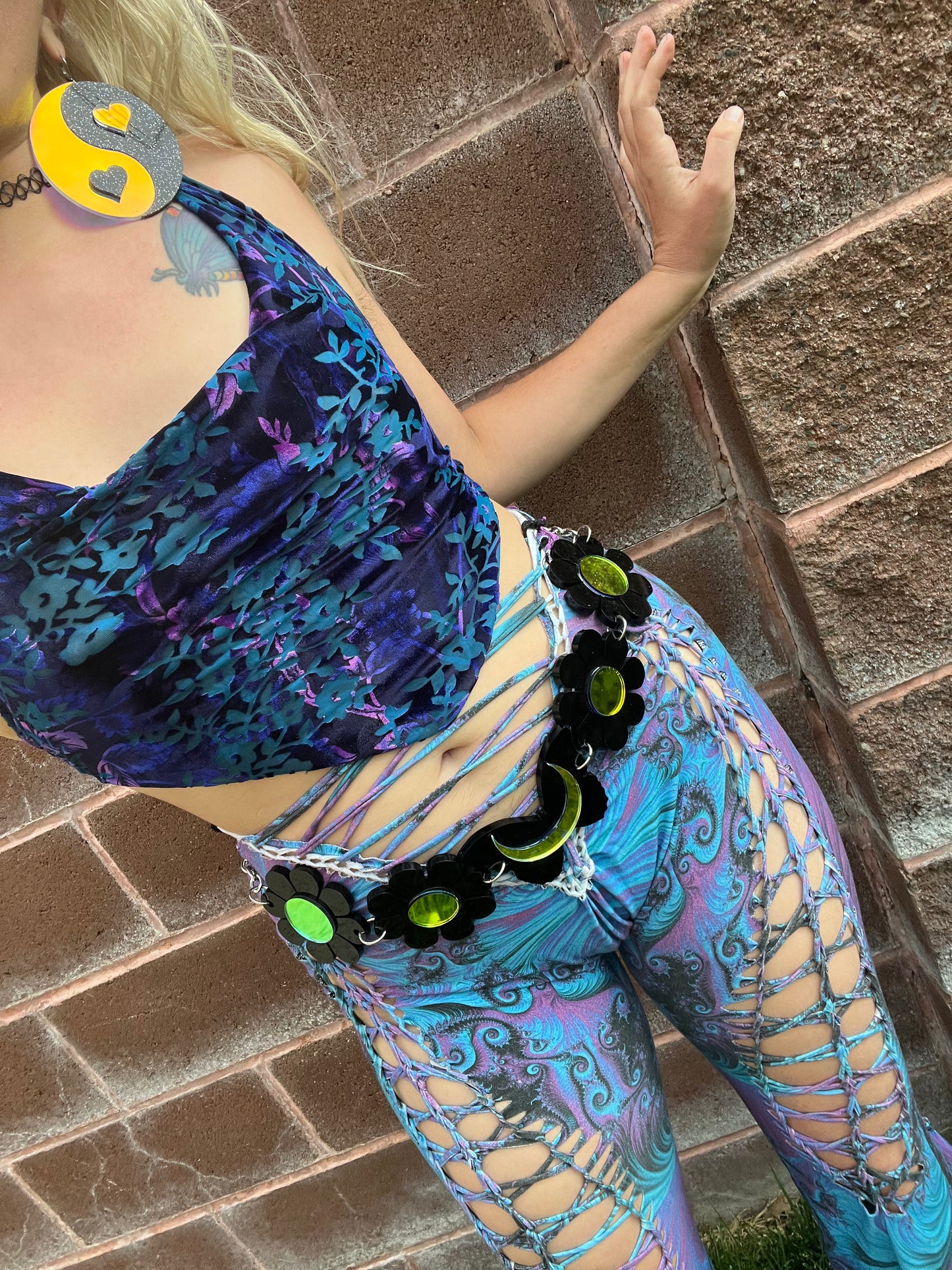 Flower power Butterfly Luna Belt