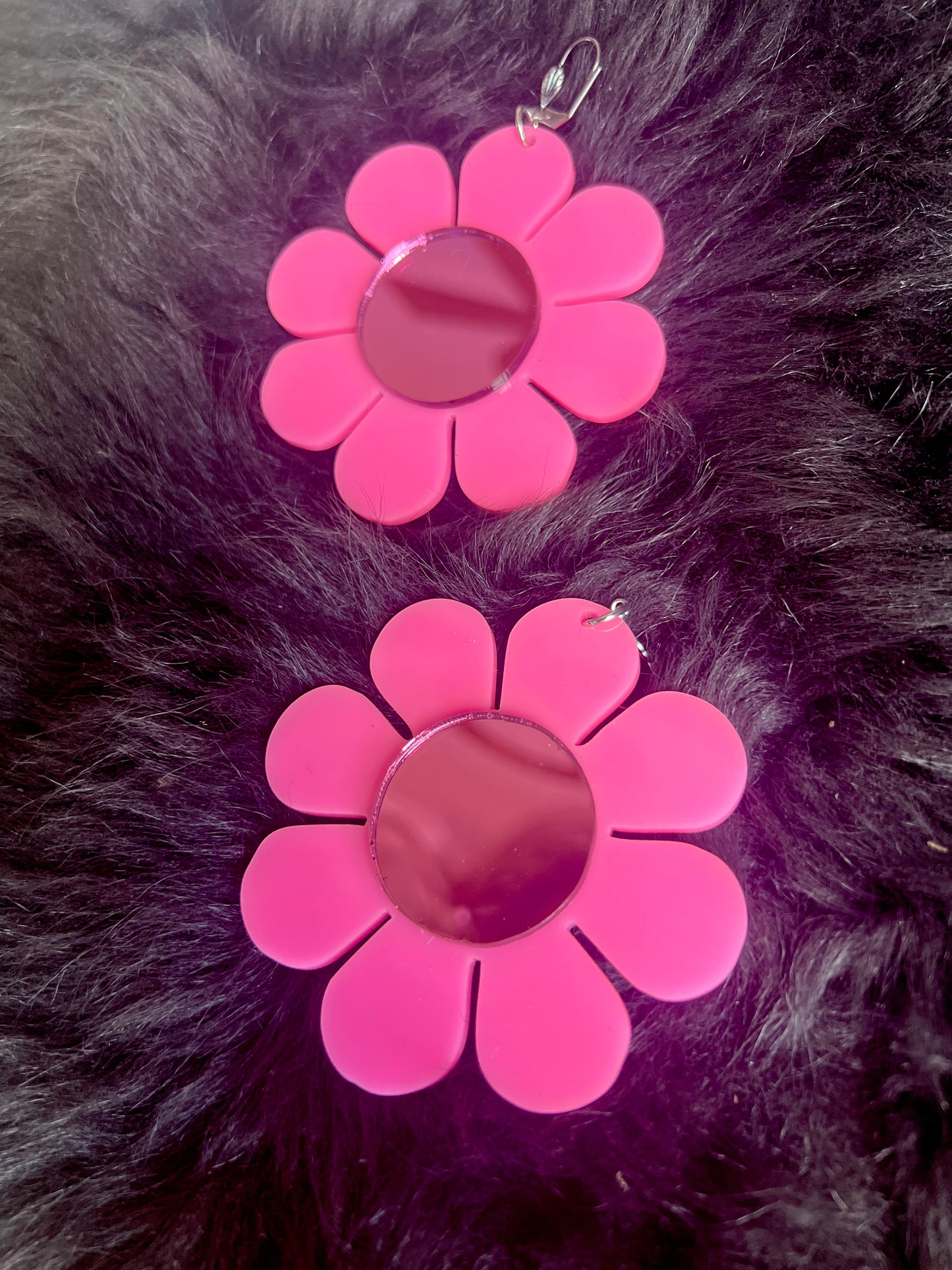 Baby Pink Flower Power Earrings