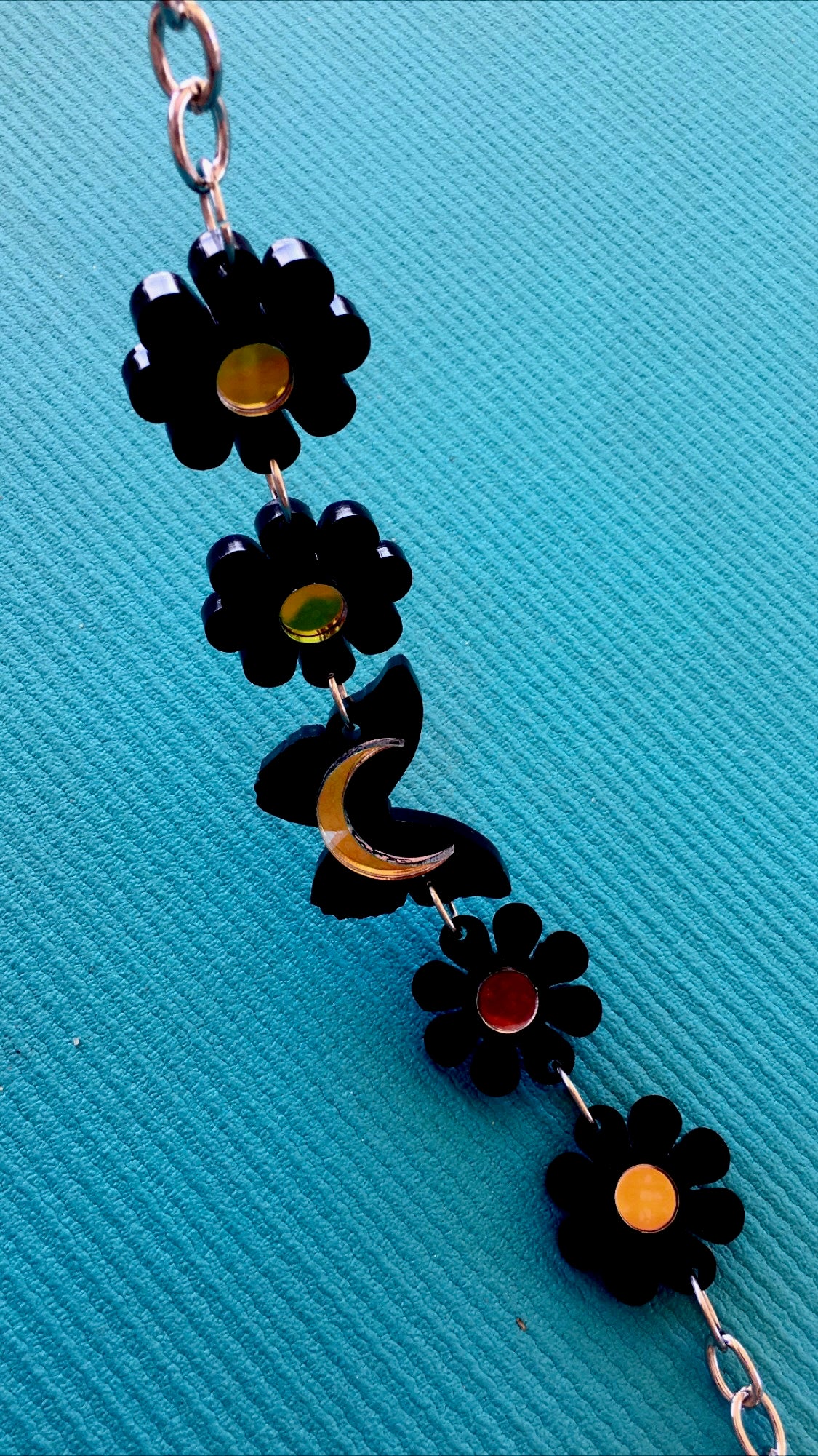 Butterfly Luna Flower Choker