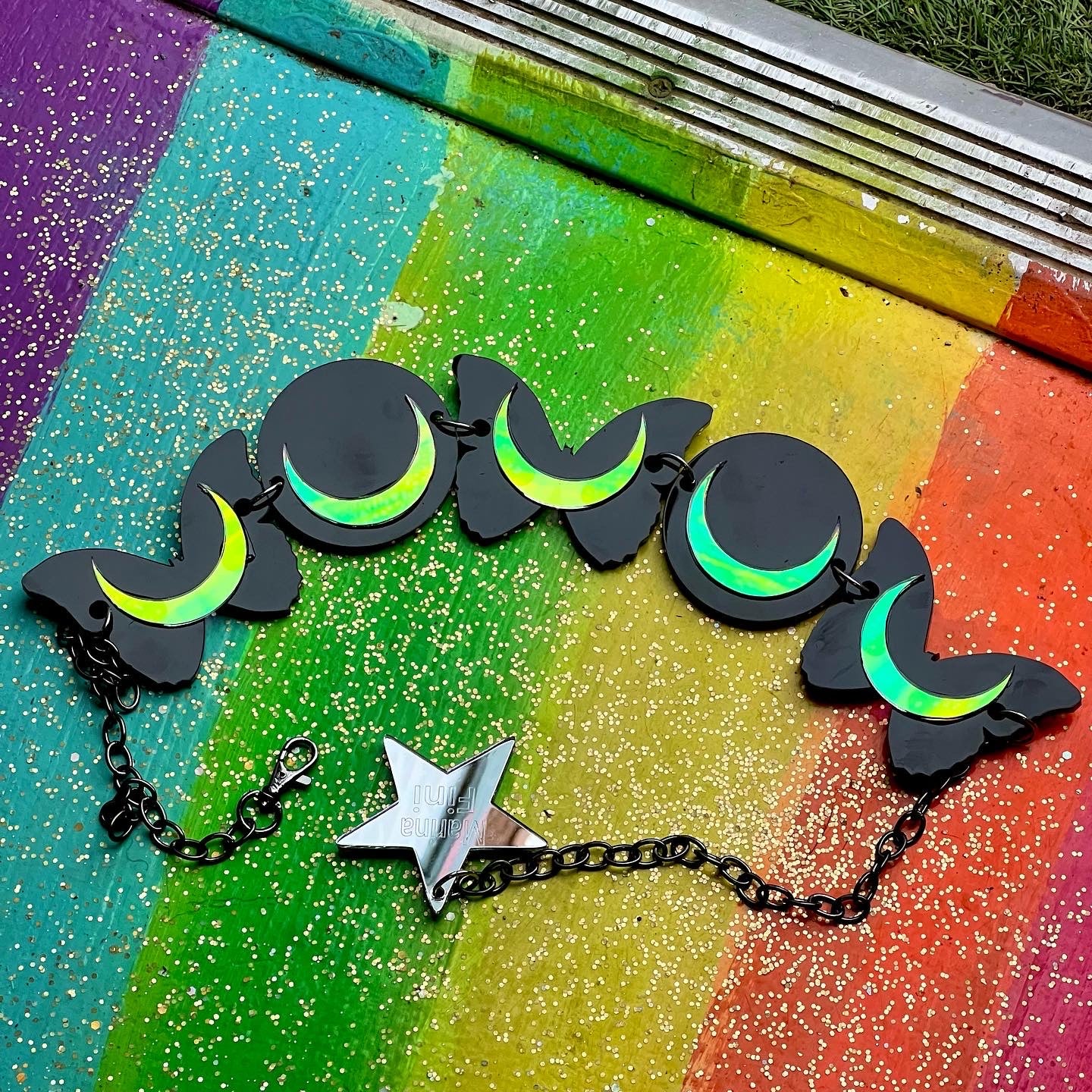 Goth Butterfly Luna Belt