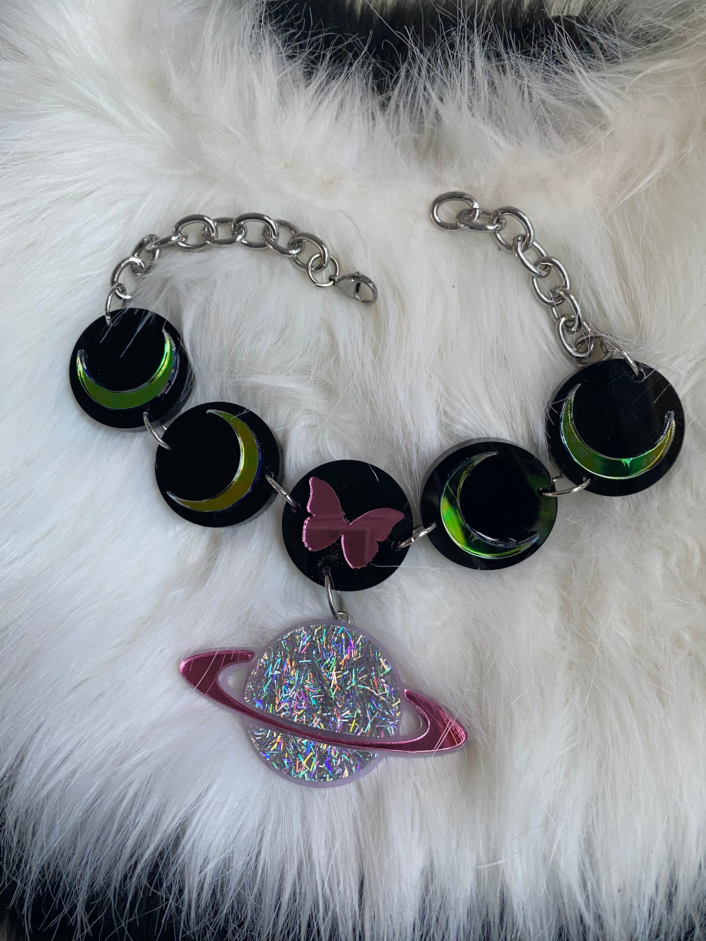 Butterfly saturn Planet Choker