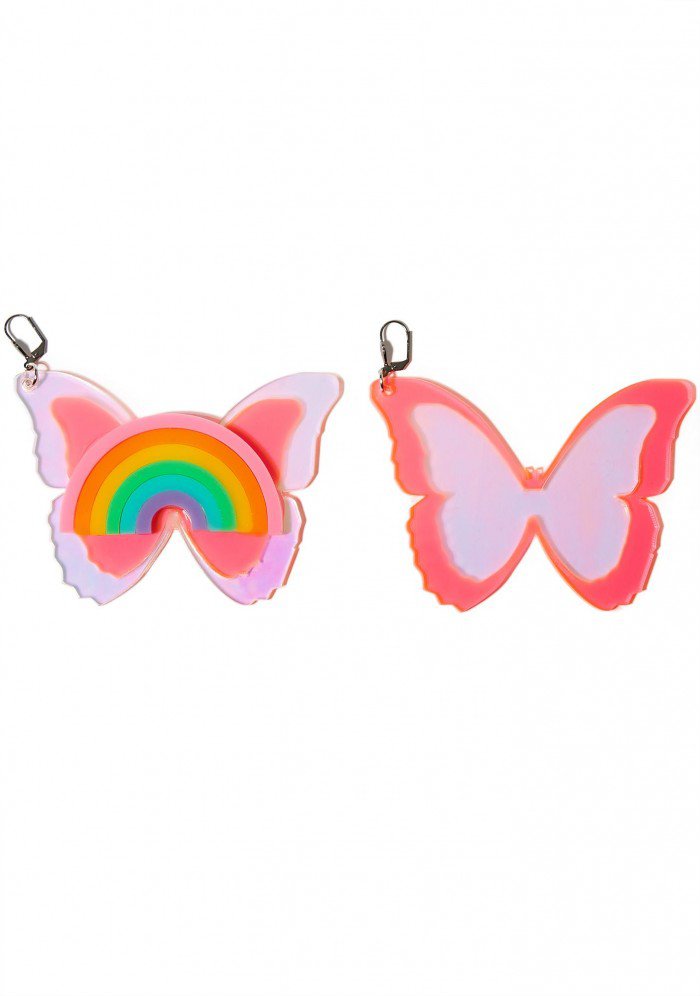 Rainbow Butterfly Earrings