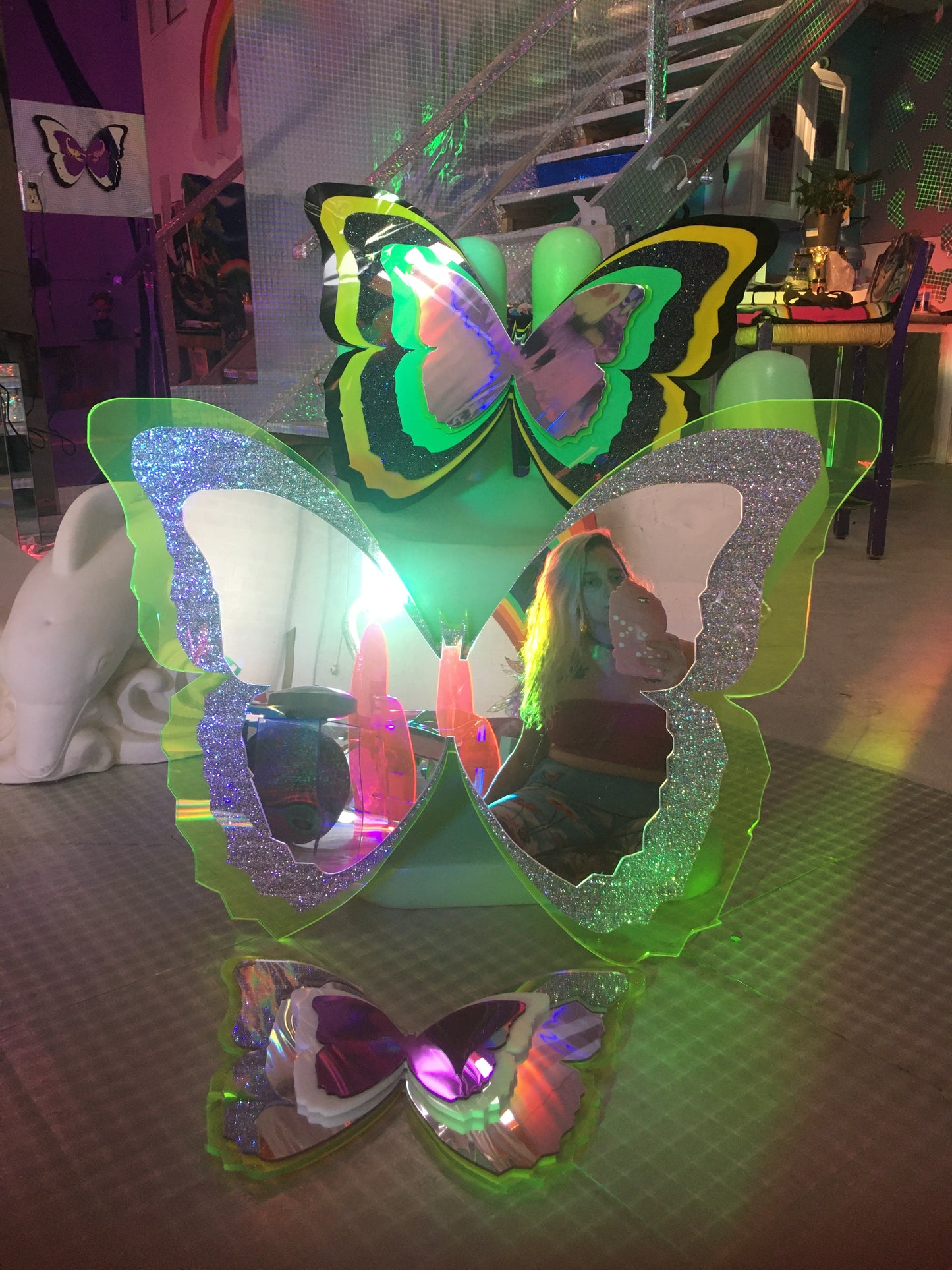 Custom Butterfly Mirror 3.5 ft 🦋
