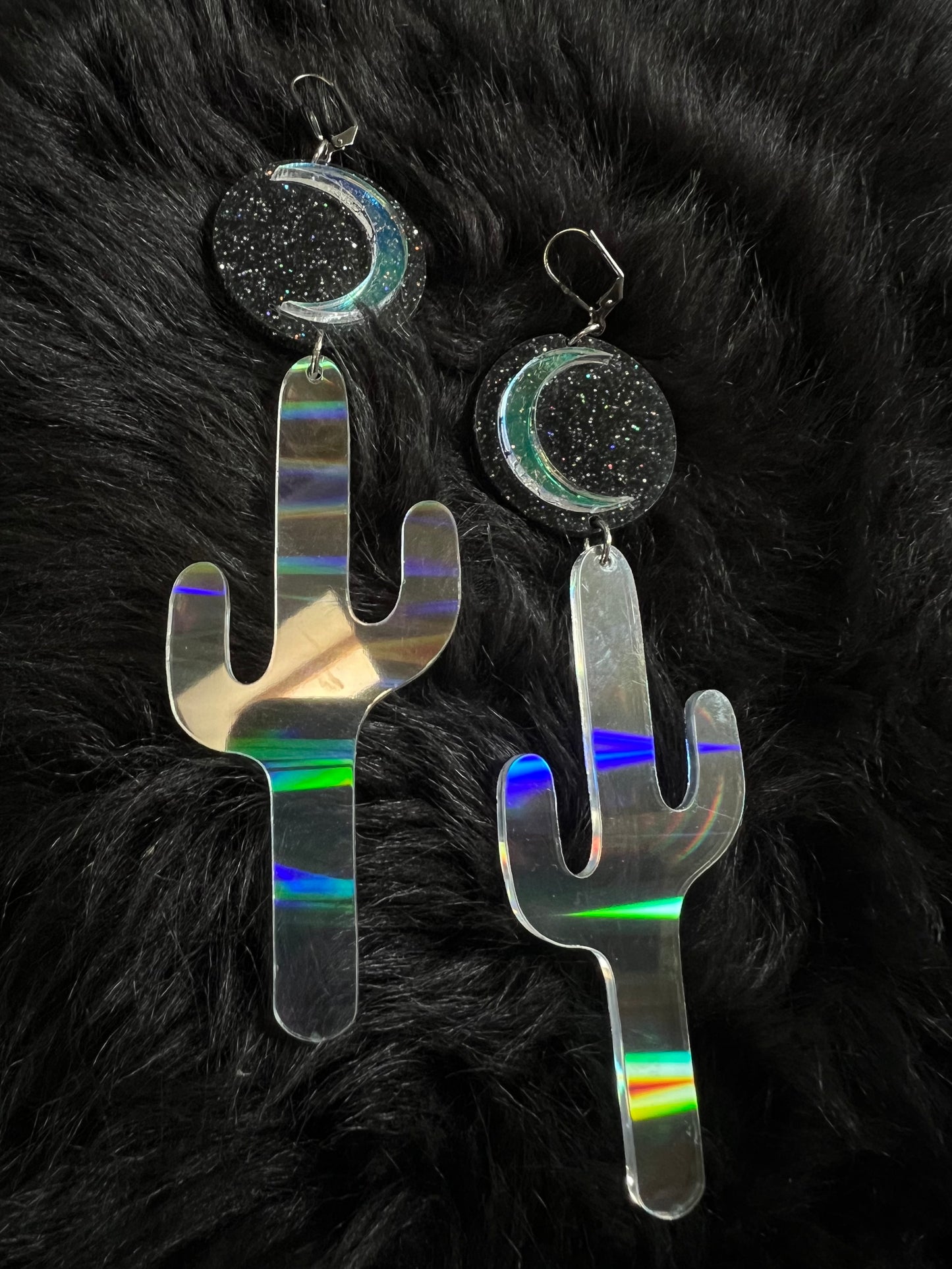 Desert rainbow Luna Earrings