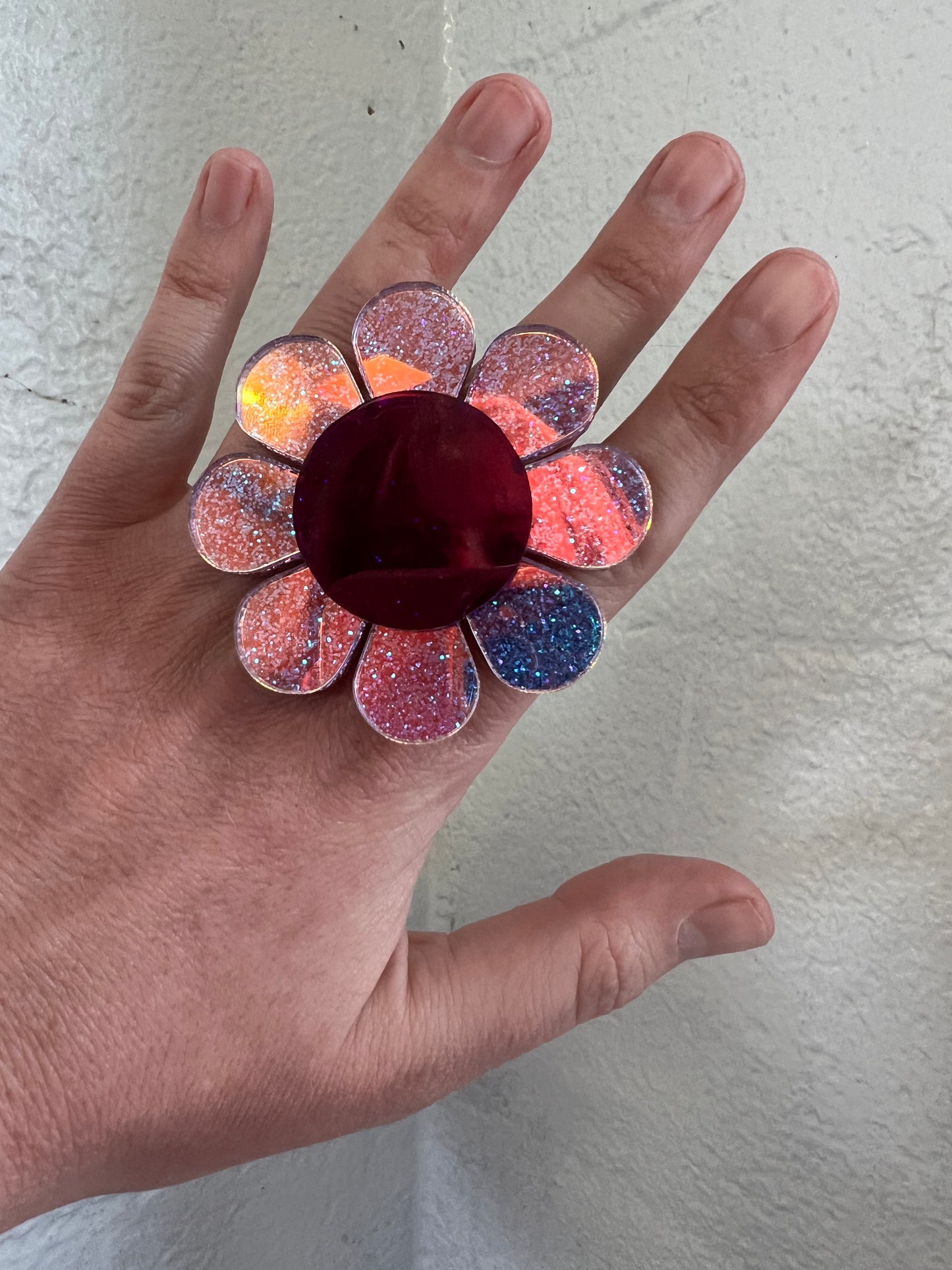 Holographic purple Power Ring