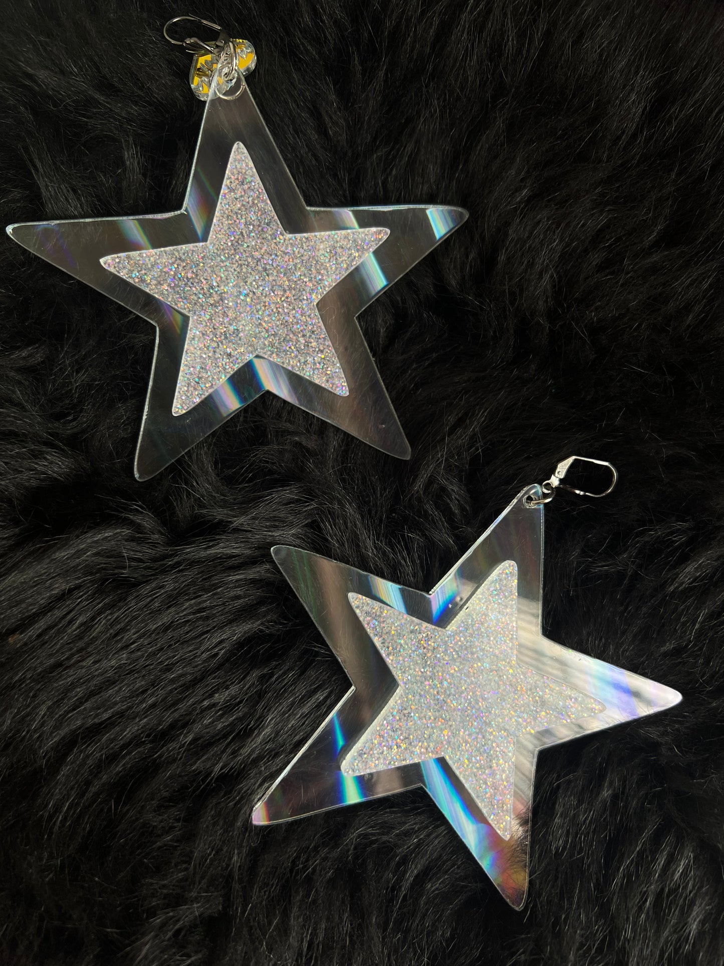 Rainbow star Earrings