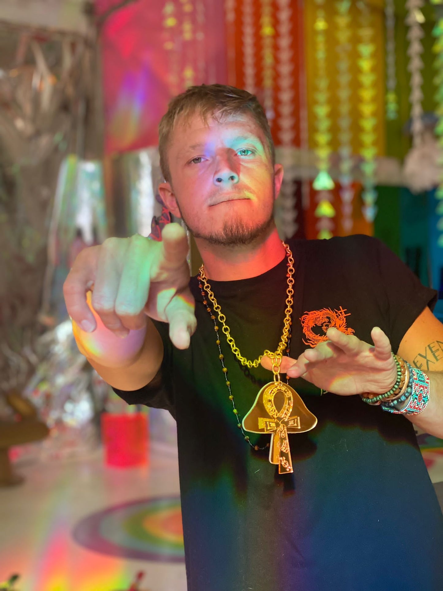 The Golden Mushroom Necklace