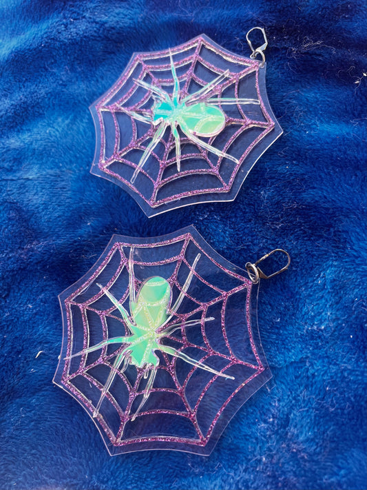 Walking in your spider web Earrings