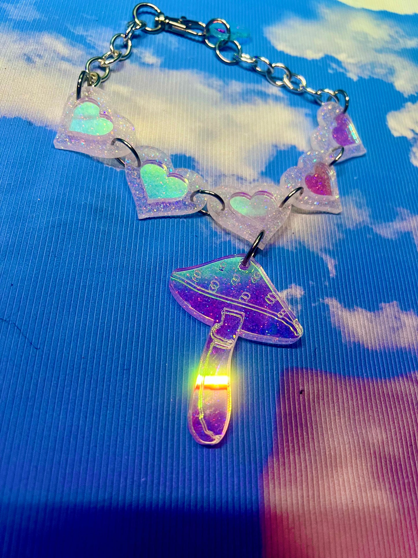 Galactic Mushroom Drip choker
