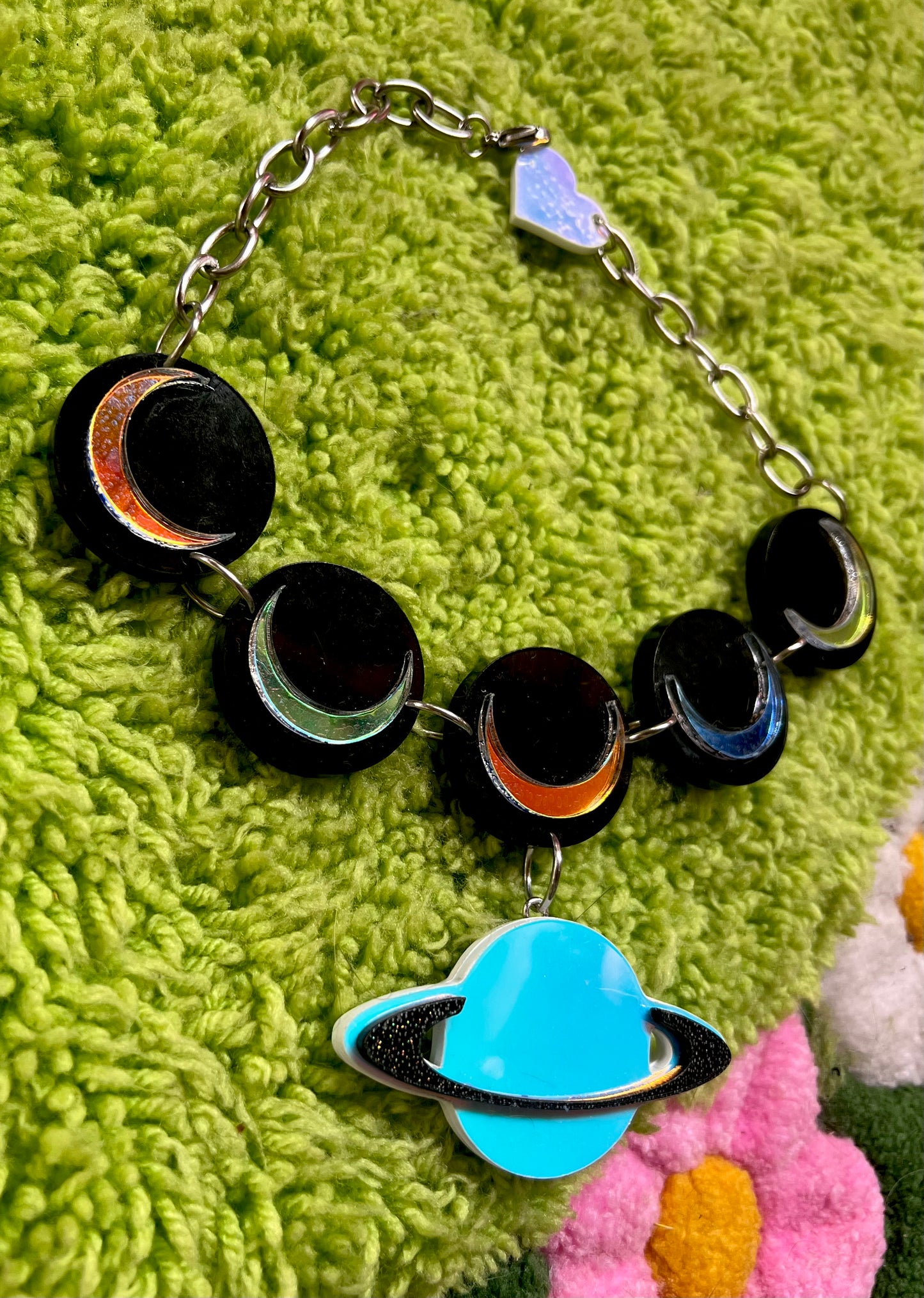 Alienatrix Space girl Drip choker (one of a kind) 👽🐬🦋