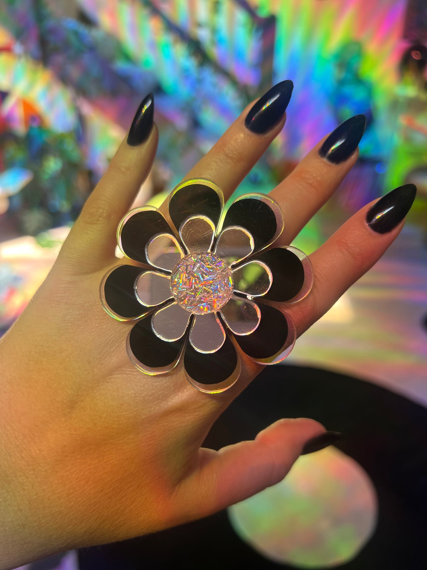 Triple Flower Power Ring