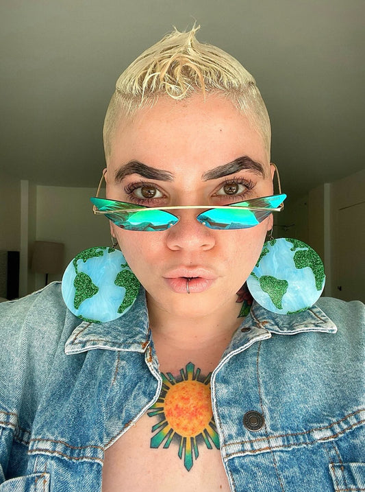 Love your mother 🌎 Earth Earrings