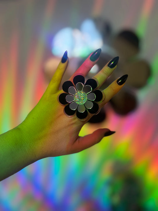 Triple Flower Power Ring