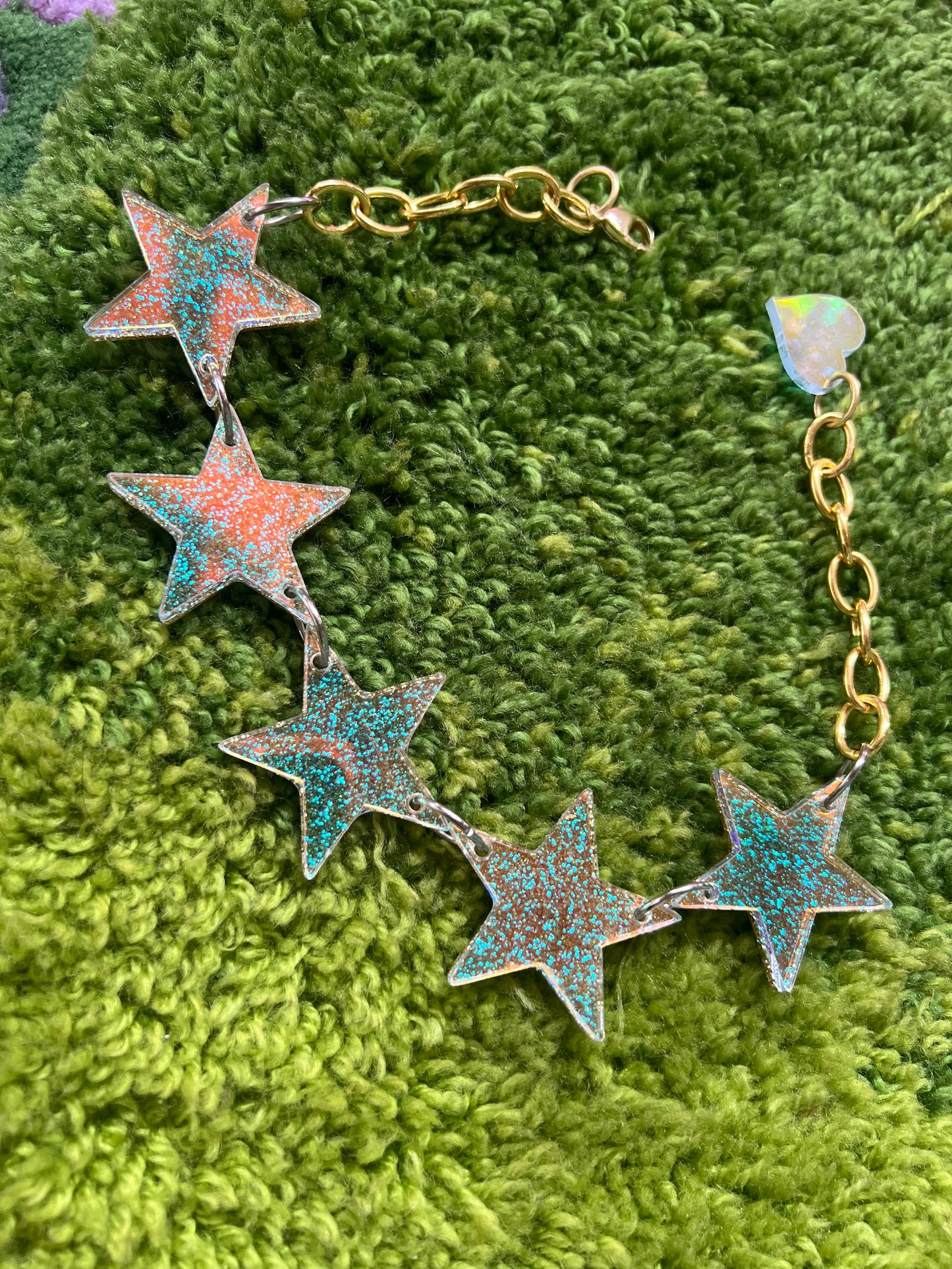 Your a Star Choker ⭐️ gold glitter✨