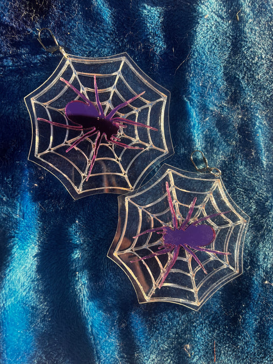 Walking in your spider web Earrings