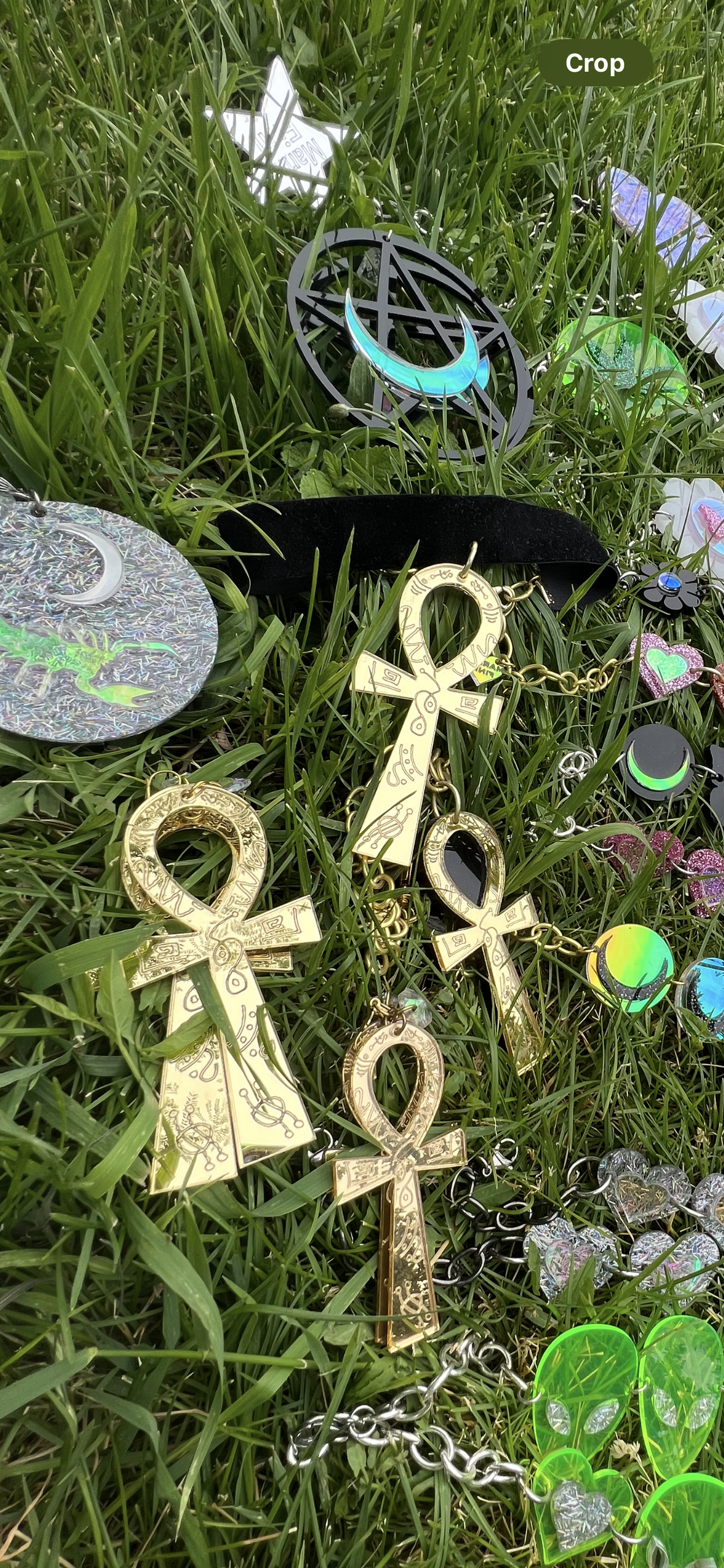 Golden goddess Ankh Necklace