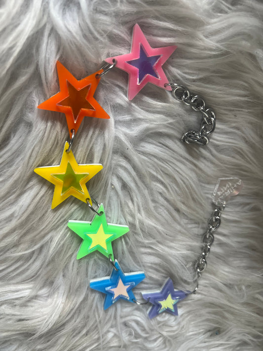 Rainbow diva star Choker ✨ 🌈⭐️🌈✨