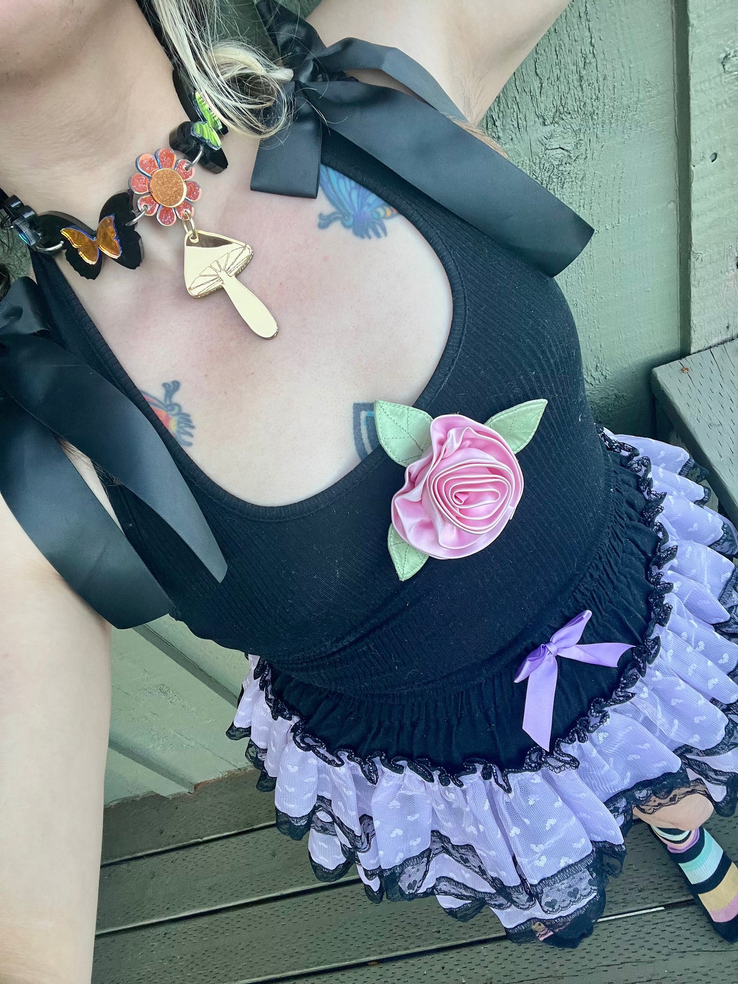 Golden Mushroom Drip choker 🍄‍🟫 (one of a kind)