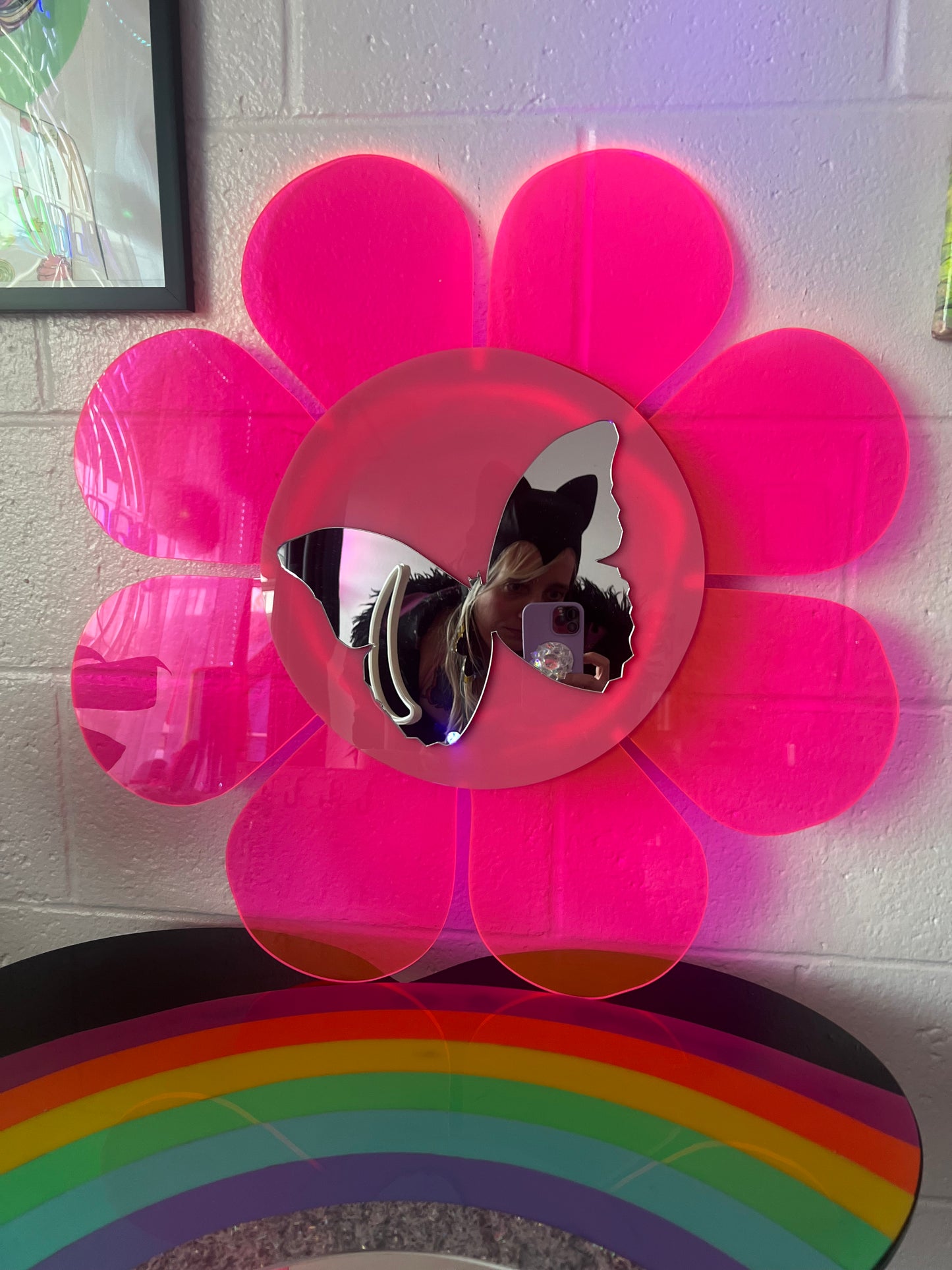 Flower butterfly mirror (ready to ship) 🌸🦋🌸