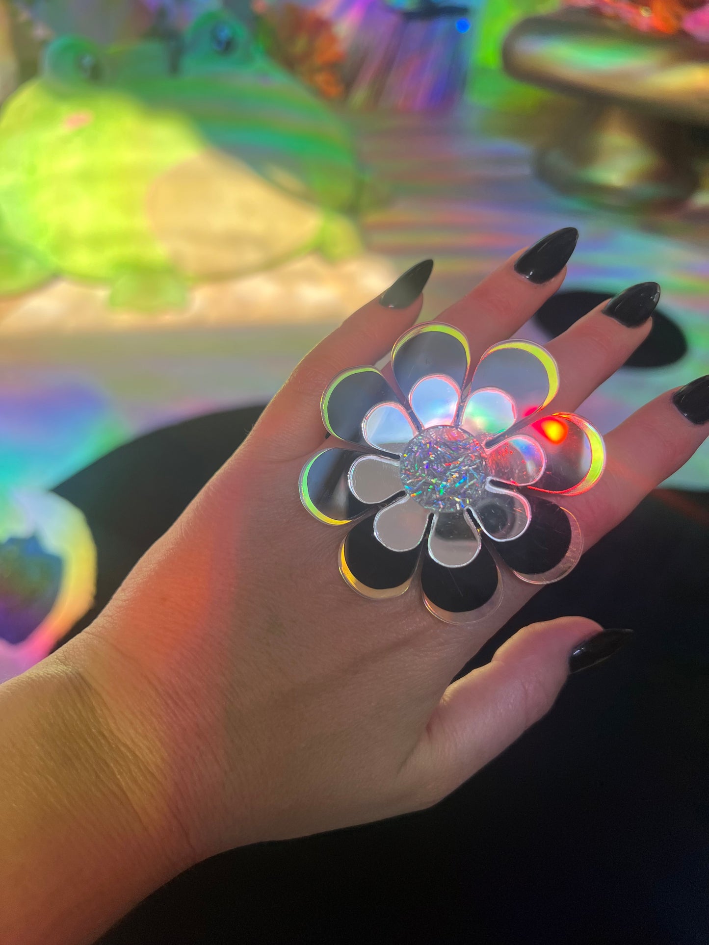 Triple Flower Power Ring