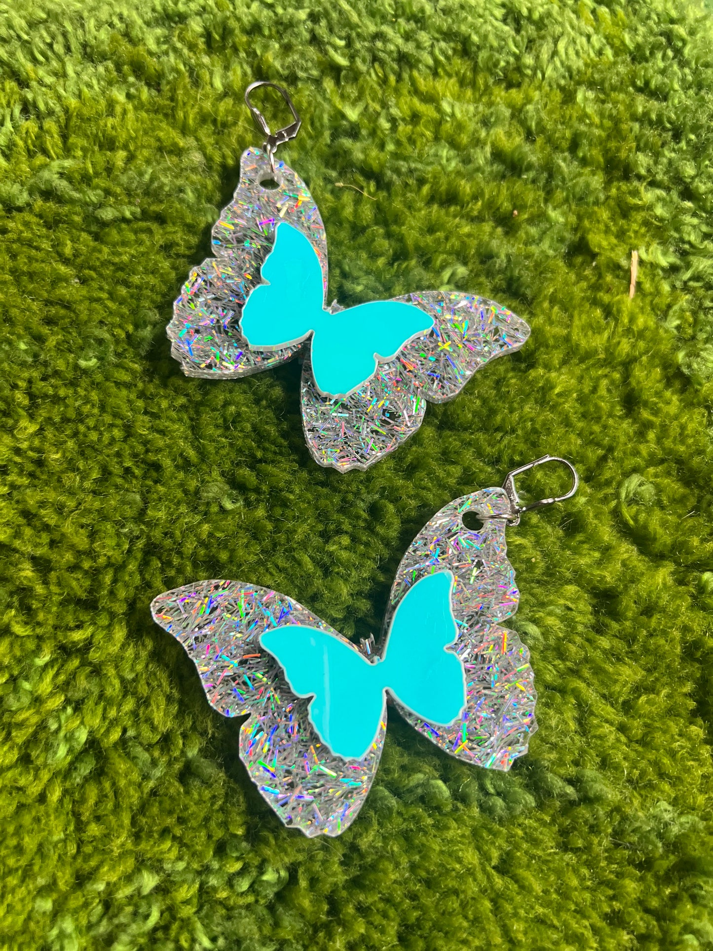 Holographic Dreams Butterfly Earrings 🦋