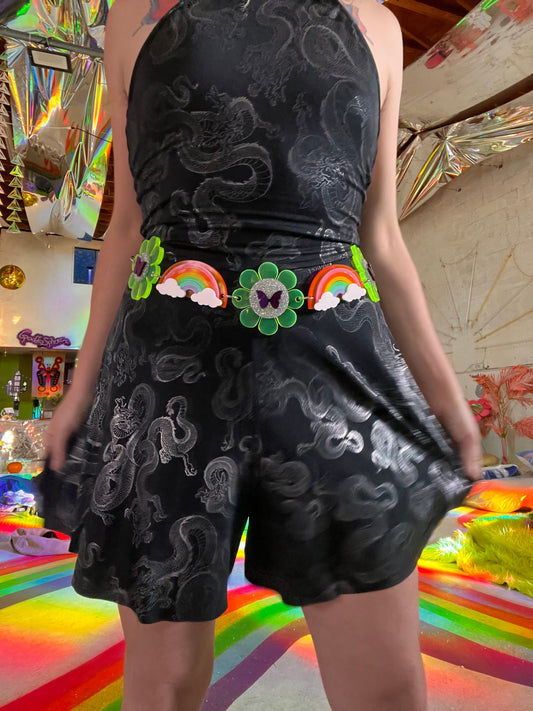 Flower butterfly Rainbow belt 🌈🌸🦋