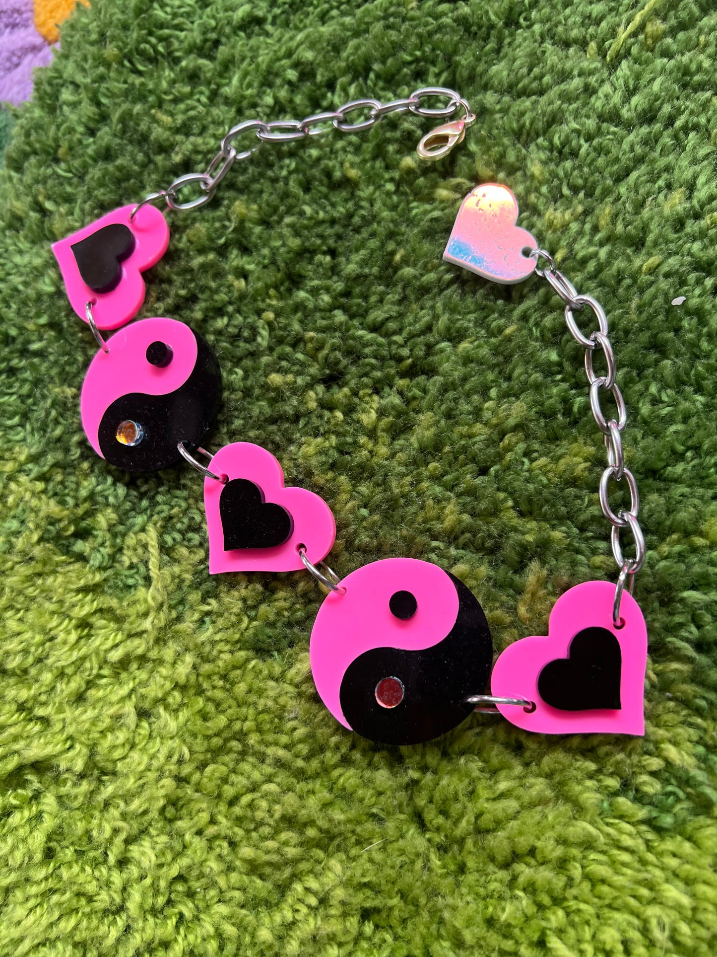 Zen Barbie 🖤💓🖤☯️ Yin Yang Love Choker