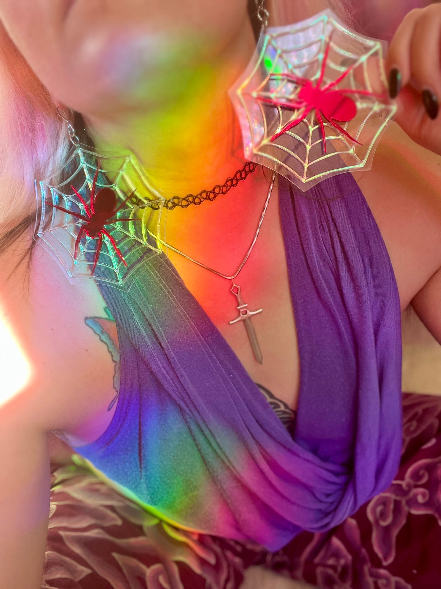 Walking in your spider web Earrings 🕷️🕸️🕷️🕸️🕷️