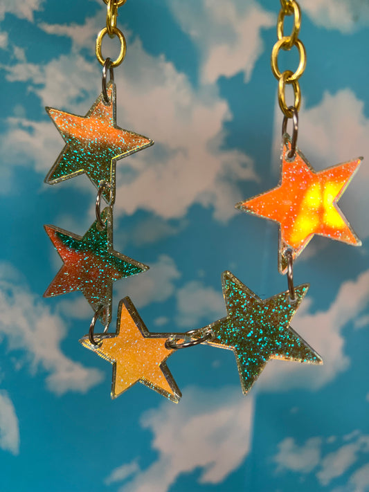 Your a Star Choker ⭐️ gold glitter✨
