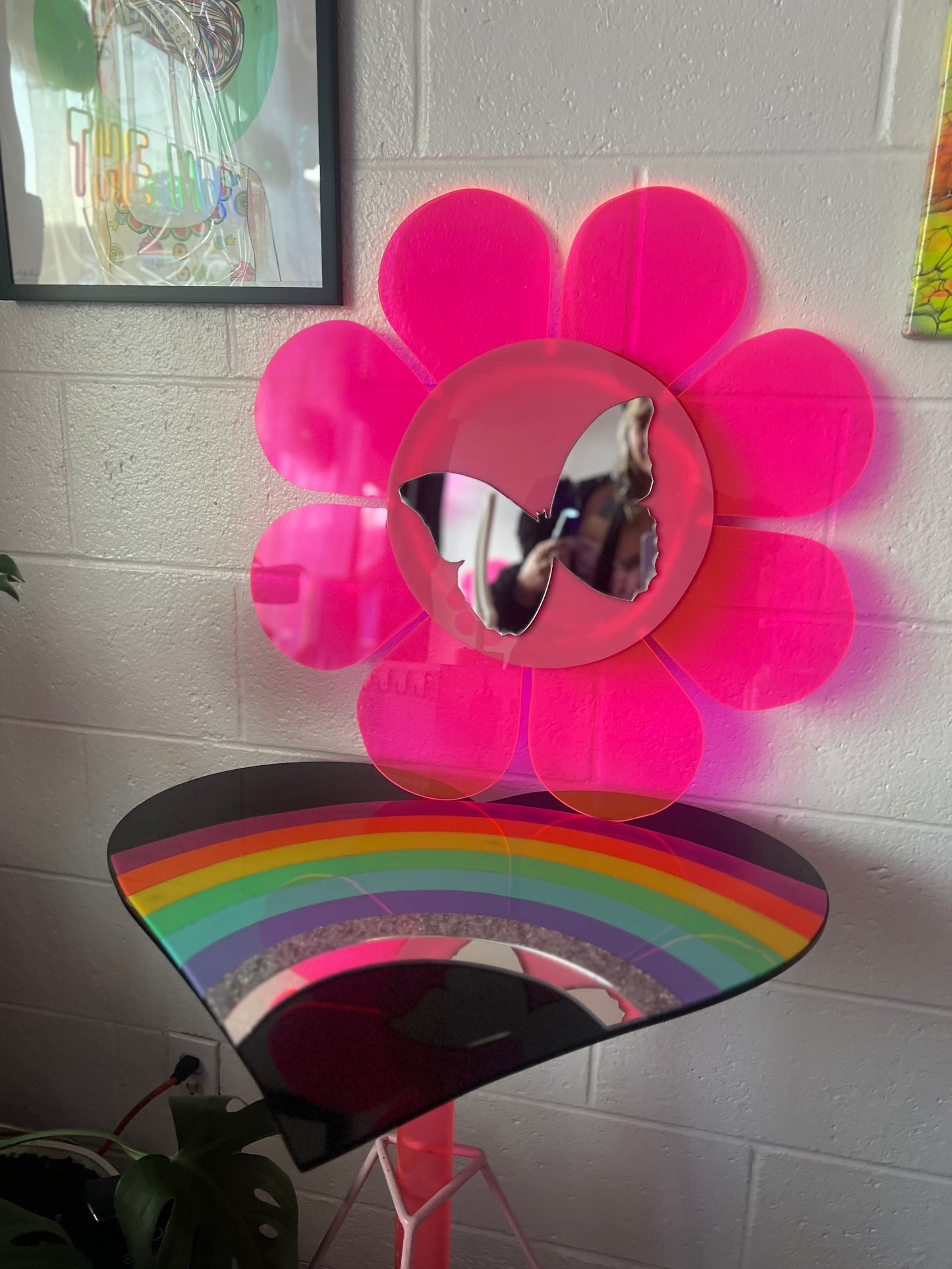 Flower butterfly mirror (ready to ship) 🌸🦋🌸