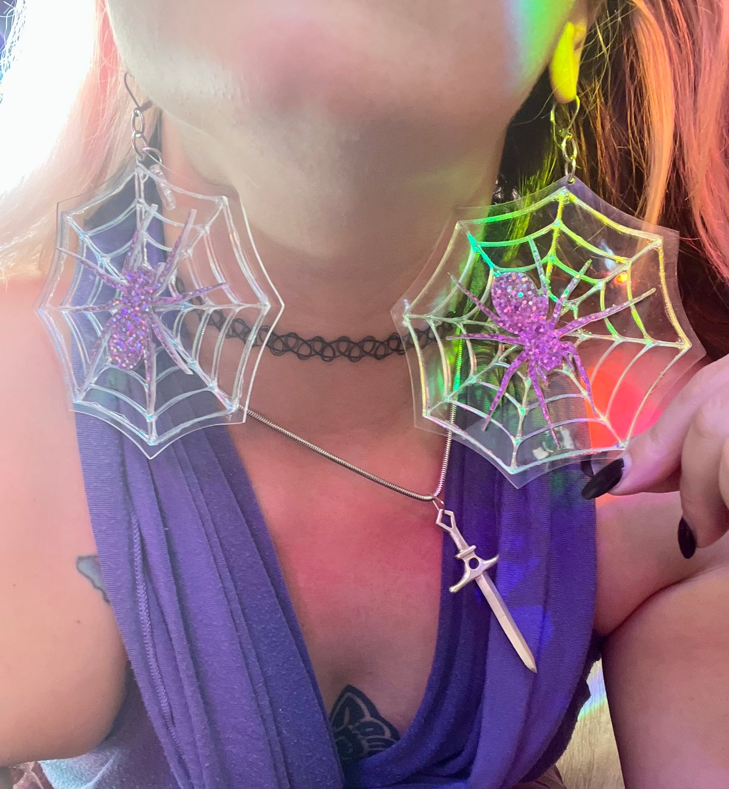 Walking in your spider web Earrings 🕷️🕸️🕷️🕸️🕷️