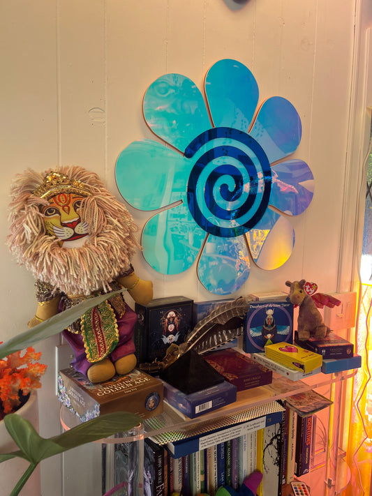 Vortex Flower mirror (ready to ship) 🌀🌸