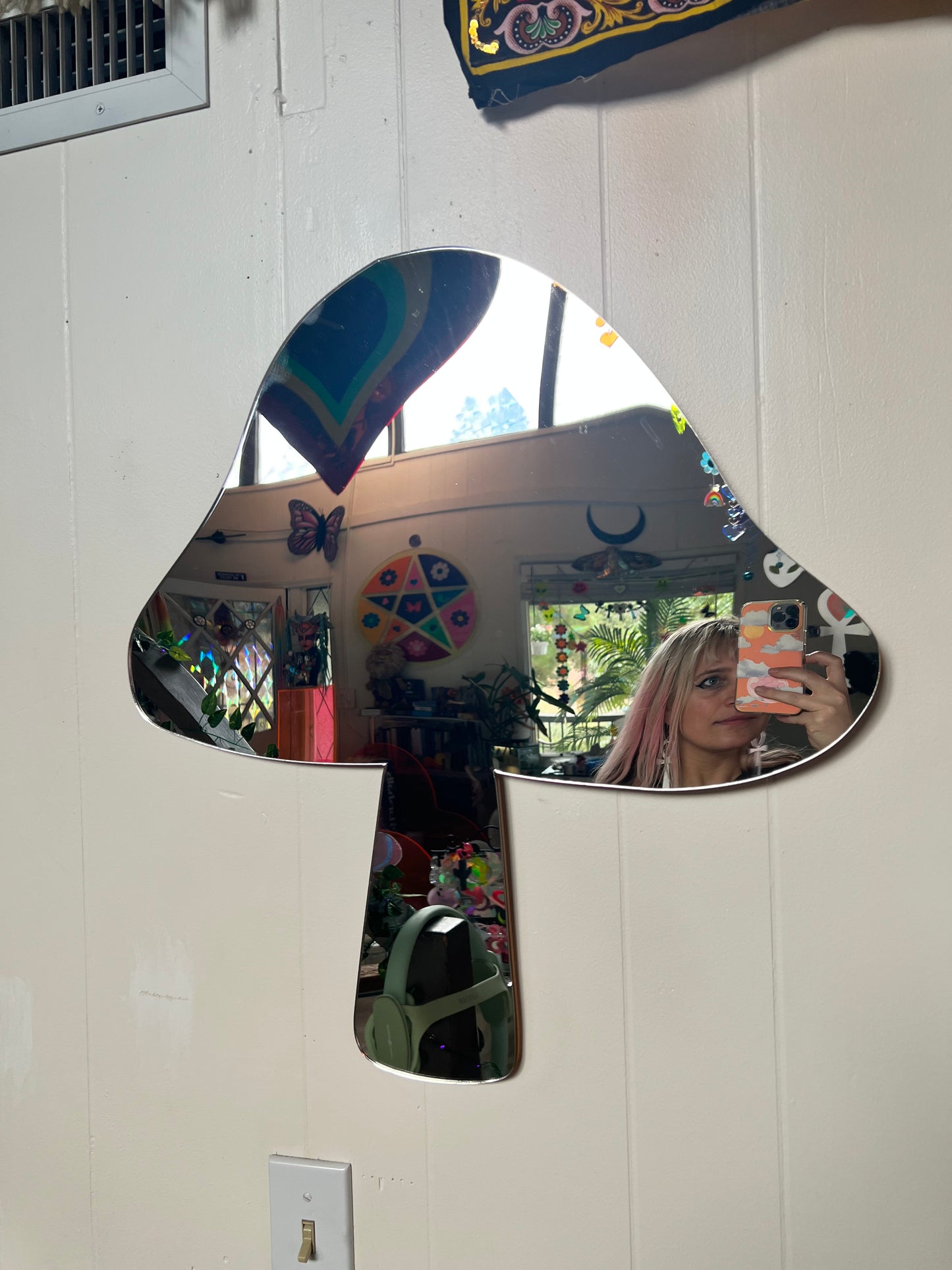 Mushroom Mirror (ready to ship) 🍄