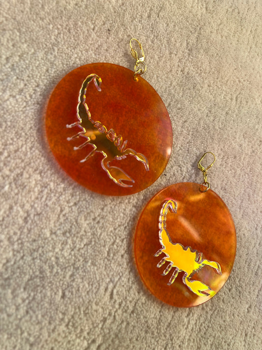Golden Hour Scorpio earrings 🦂