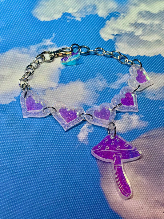 Galactic Mushroom Drip choker