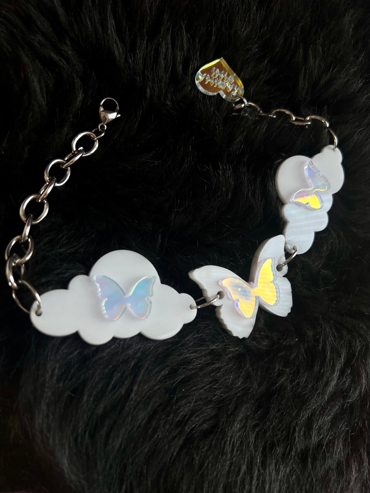 Angel baby Butterfly Cloud Choker