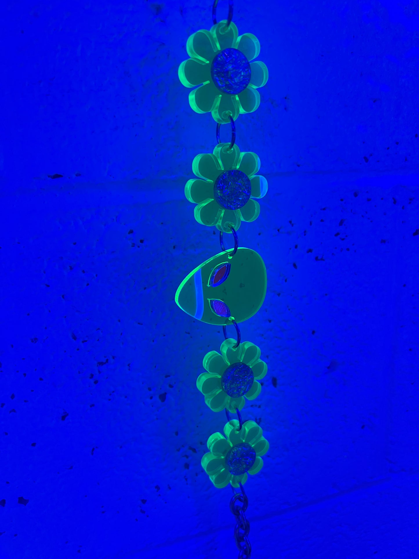 Neon Alienatrix Flower Power Choker