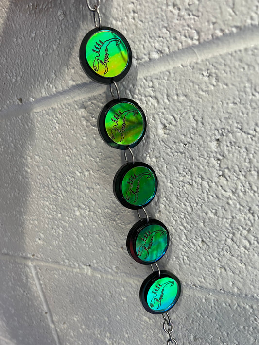 Holographic Scorpio Choker