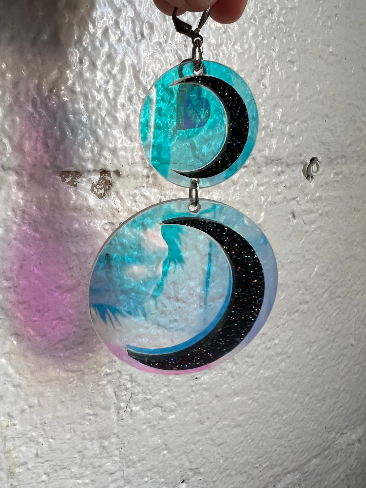 Double Luna Earrings