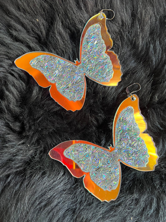 Butterfly dream glitter Earrings